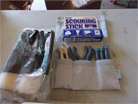 SCOURING STICK, TROWEL, OIL FILTER, PAINT TOOLS