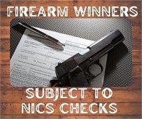 Firearm Winner Subject to NICS