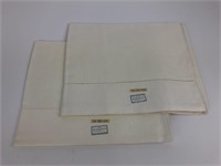 (2) Irish Linen Pillowcases 33.5" x 20" (like