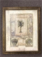 Framed Decorative Print 23" x 19"