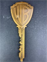 Warner Brothers Studios 10" Brass Key to the
