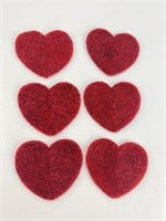 Heart Shaped Beaded Coasters