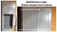 OM3384 Nova Lt Shaker Double Oven Cabinet