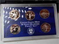 OF) 1999 state quarters proof set