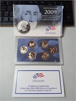 OF) 2009 DC and US Territories quarter proof set