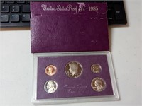 OF)  1985 US proof set