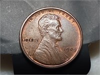 OF)  High grade 1909 VDB wheat cent