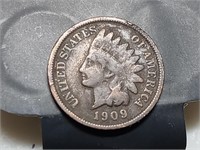 OF)  Better date 1909 Indian Head cent