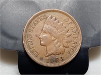 OF)  1903 full Liberty Indian Head cent