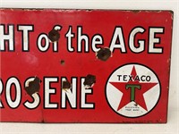 Original TEXACO Light Of The Age Kerosene Enamel