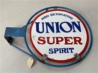 Enamel UNION Super Spirit Double Sided Sign With