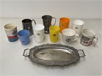 Assorted Advertising Cups, Mugs Etc.
