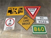 6 x Road Signs