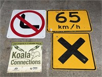4 x Roadside Signs