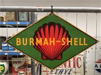 BURMAH-SHELL Enamel Sign - 610 x 370