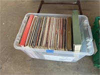 TOTE FULL OF RECORDS