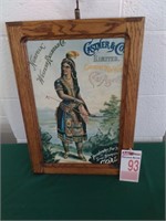 Tin Picture in Frame