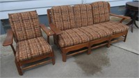 Vintage Matching Couch and Pair of Chairs.