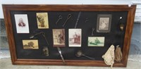 Framed Assorment of Antique Pictures, Boot