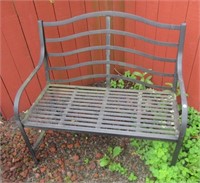 Metal Garden Style Love Seat.