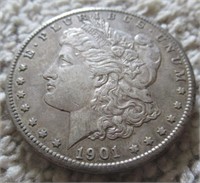 1901-O Morgan dollar.