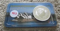 Australian $1 Kookavurra 1 oz. pure silver.