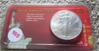 1999 UNC $1 silver American eagle.