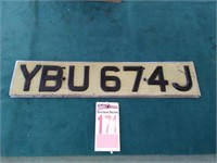 Metal License Plate