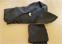 Black Cloth With Black Roll Of Fabric