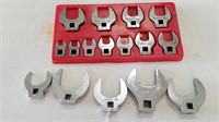 16 Piece Snap-on Crowfoot Flarenut Wrenches