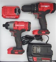 Craftsman 2 Pc Drill & Impact Set.