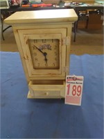 Modern Wood Piece with Clock