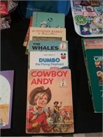 Group of vintage Children books including Cowboy