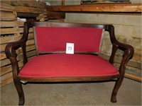 Antique Settee, Matches Lot 71 And 72 (Bsmnt)