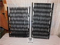2 Painted Wood Pet Gates (Bsmnt)