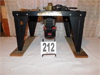 Router Table With 1Hp Craftsman Router (Bsmnt)