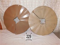 2 Squirrel Shields, Fits 4"X4" Post (Bsmnt)