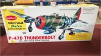 GUILLOW'S GIANT SCALE P-47D THUNDERBOLT