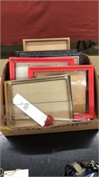 BOX OF ASSORTED FRAMES