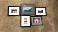 ASSORTED FRAMED SEA SCAPE ART
