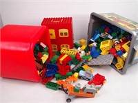 large lot of Duplo Legos