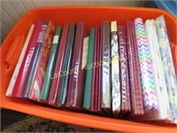 covered tote w new scrapbooking binders albums