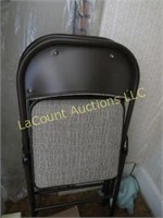 2 padded folding chairs in great condition
