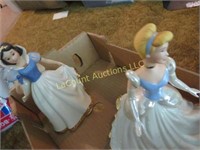 Cinderella Snow White Lenox figures LE numbered