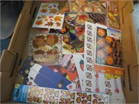 Fall Thanksgiving themed scrapbooking stickers