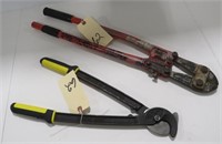 Lot - Bolt & Wire Cutters