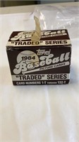 1984 Topps Traded Series 1T-132T Open set