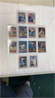10 Autographed baseball cards