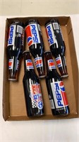 5 NASCAR Richard Petty Pepsi Bottles