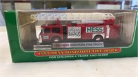 1999 Hess Miniature Fire Truck